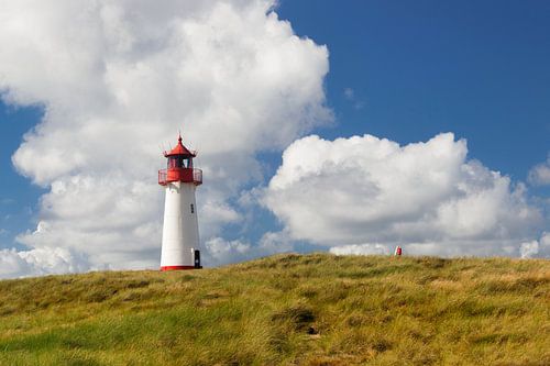 Vuurtoren in de zomer op Sylt