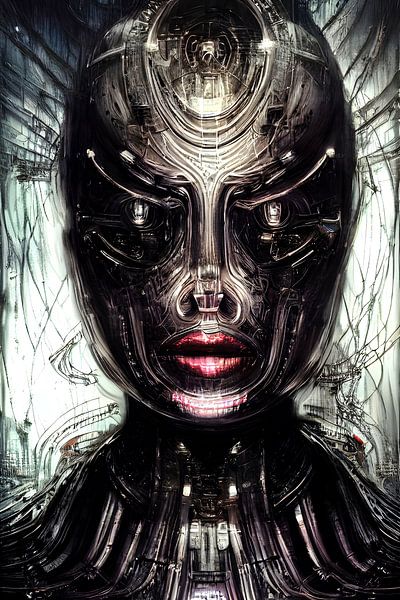 Robot féminin II par ArtDesign by KBK