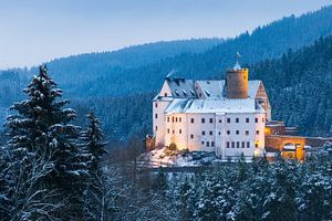 Burg Scharfenstein im Winter