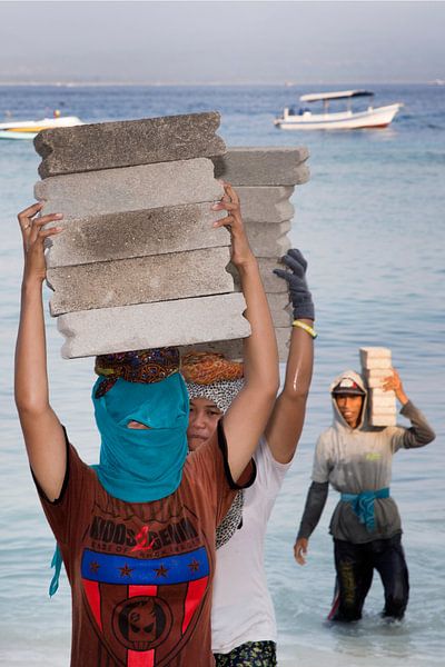 Werken op Gili Trawangan par Willem Vernes