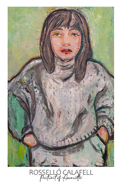 "Portrait d'Amaretta par Miquel Rossello Calafell