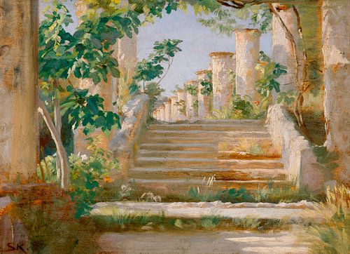 Loggia in Ravello, Peder Severin Krøyer