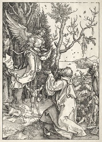 Das Marienleben: Joachim und der Engel, Albrecht Dürer