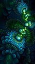 Blue-Green Fractals by Mysterious Spectrum thumbnail