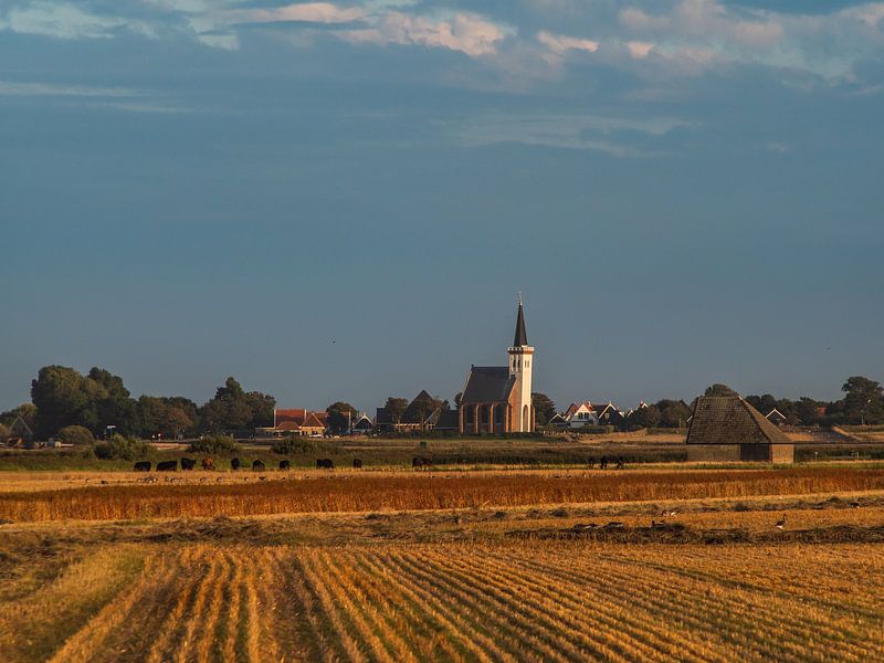 The Little Church of Den Hoorn in the Golden Hour by Mr White Takes Pictures