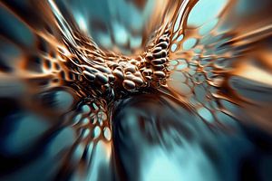 Abstract werk organisch 3D