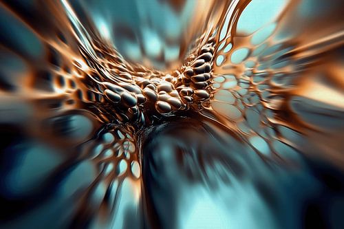 Abstract werk organisch 3D