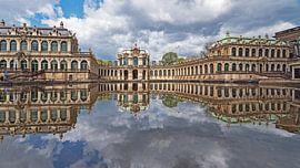 Dresdner Zwinger im Spiegel von naturfotografie angela linnemann
