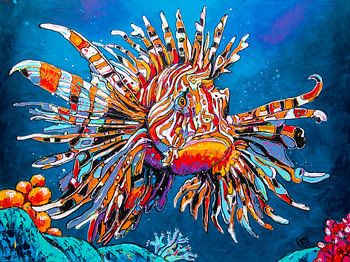 Majestätischer Rotfeuerfisch