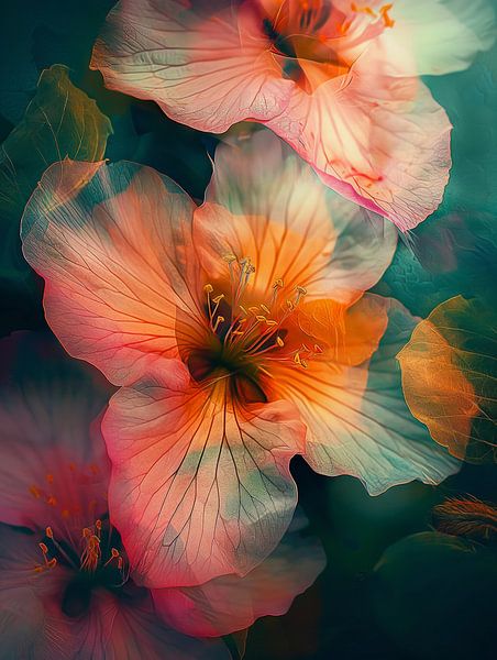 Flowers abstract by Bert Nijholt