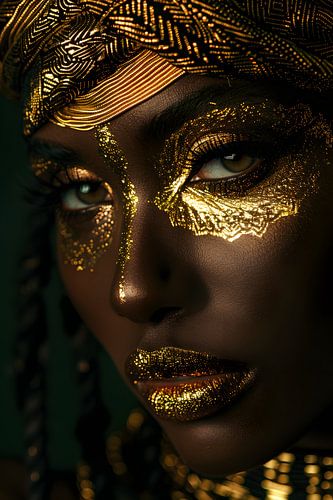 Mysterieuze tribale schoonheid