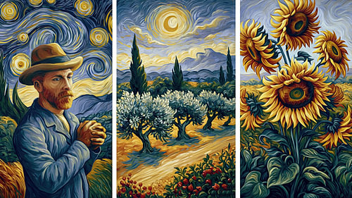 Vincent van Goghs Welt in drei Teilen | Eine Hommage von Frank Daske | Foto & Design
