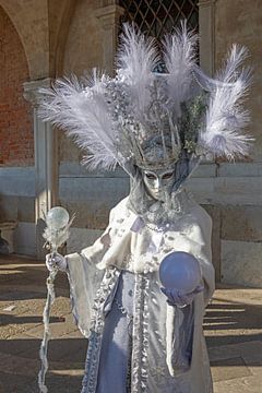 Costume de carnaval au Palais des Doges à Venise sur t.ART