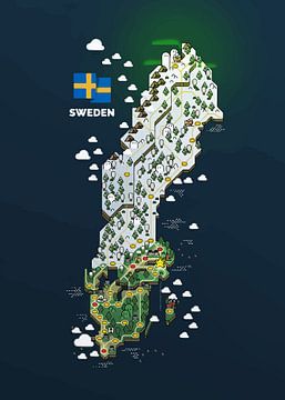 sweden maps fantasy van Lixie Bristtol