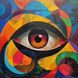 Abstracte oog van TheXclusive Art