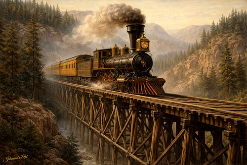 Trains Through History – 1860 - The General – 4-4-0 American Type – 2