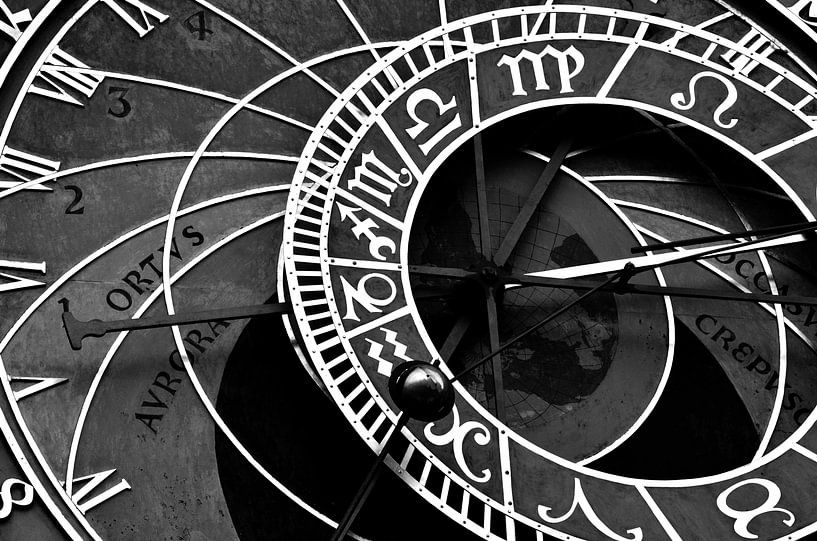 Prague Astronomical Clock by Carolina Reina