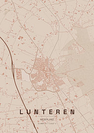 Map of Lunteren by Stef van Campen