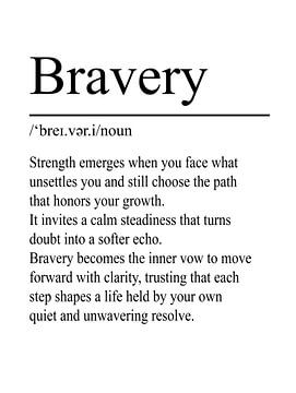 Definitie Moed - Wit van WordsThatInspire