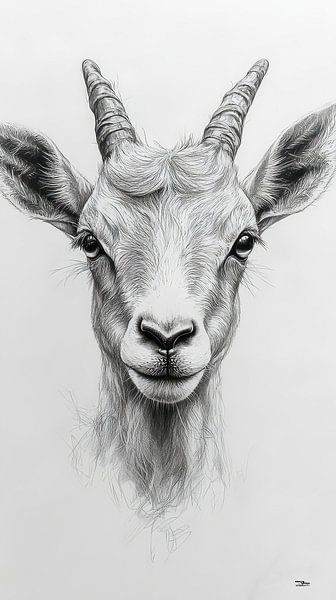 potlood tekening van Gelissen Artworks
