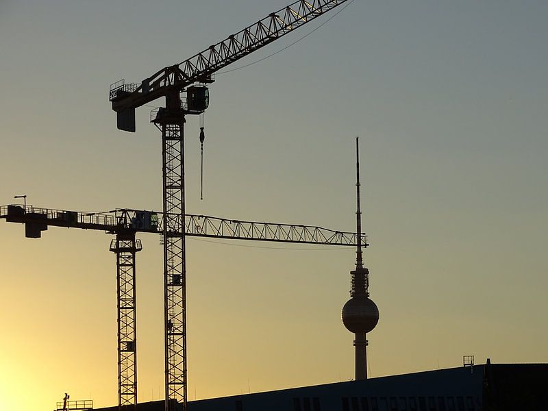 Silhouette in Berlin by Nicole  Brouwer