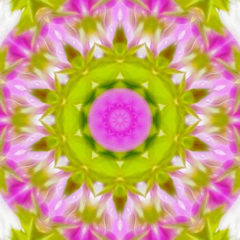 Mandala in sanften Farben