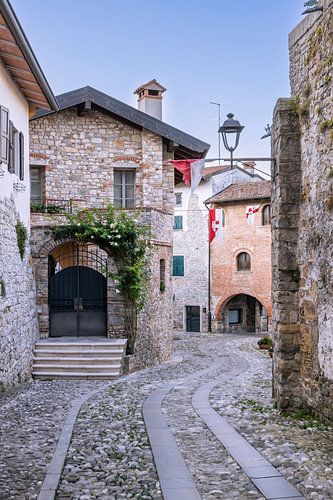 Oude straat in Cividale