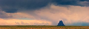 Panorama of Shiprock, New Mexico