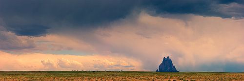 Panorama van Shiprock, New Mexico