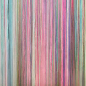 Peinture abstraite colorée "Stripes" (rayures) sur Studio Allee
