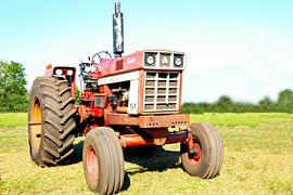 International Harvester 1466 Diesel Farmall Tractor by Peter Kraaibeek Fine Art