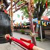 Chinesisch-buddhistischer Tempel mit großer Glocke von Ger Beekes