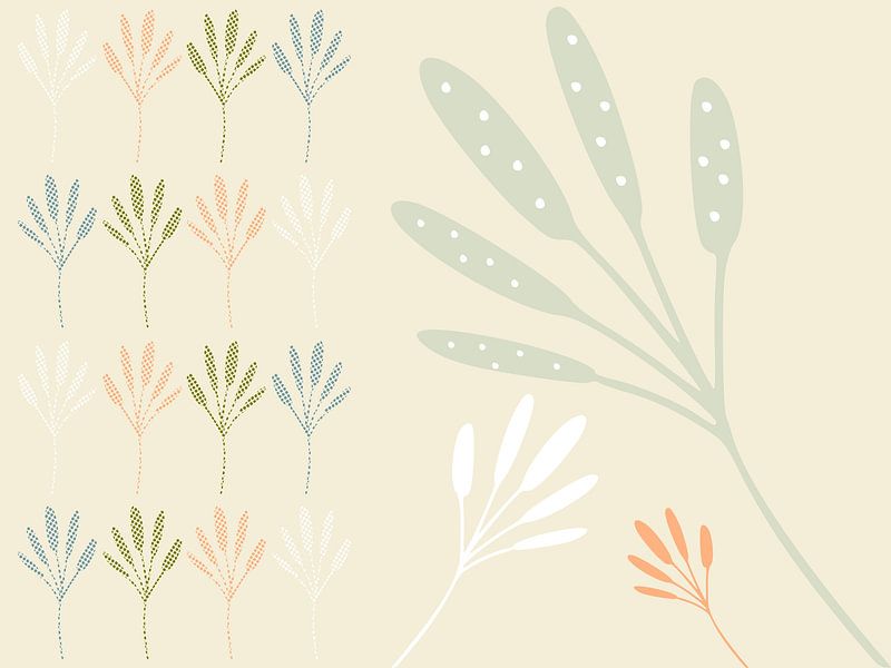 Minimalistisch Boho 1 van Georgia Chagas