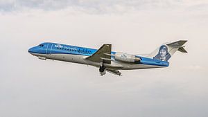Sonderlackierung KLM Cityhopper Fokker 70.