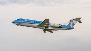Special livery KLM Cityhopper Fokker 70. van Jaap van den Berg