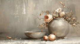 Still life in Japandi style by Japandi Art Studio