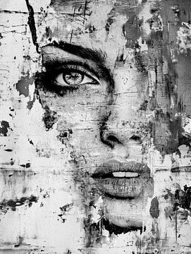 Faded Beauty #2 Monochrome van Mister Artwork