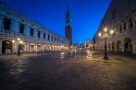 Het San Marco plein in de vroege ochtend van Roy Poots thumbnail