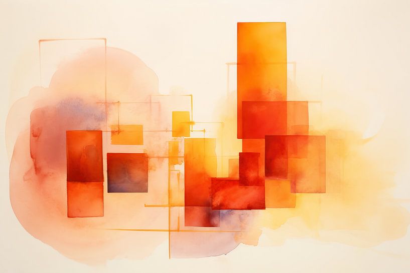 Modern Abstrakt 454974 von Abstraktes Gemälde