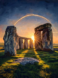 Stonehenge Golden Light
