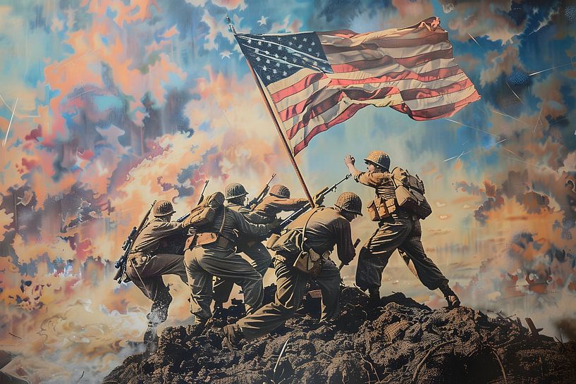 Moment emblématique à Iwo Jima par Skyfall