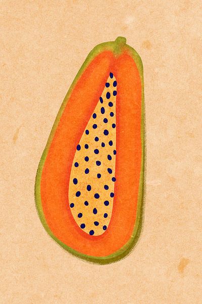 Simple papaya by Raissa Oltmanns