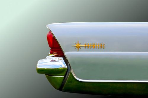 Heckpartie des 1956 Lincoln Premiere - Luxuriöse Vintage Automobilkunst