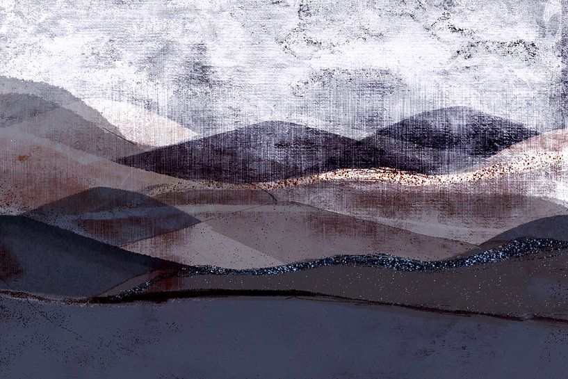Mountains in the north by Mad Dog Art