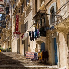Straßenszene 1 (Malta) von Bart Stappers