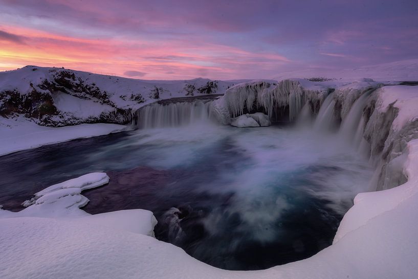 Godafoss Waterval IJsland van Mario Calma