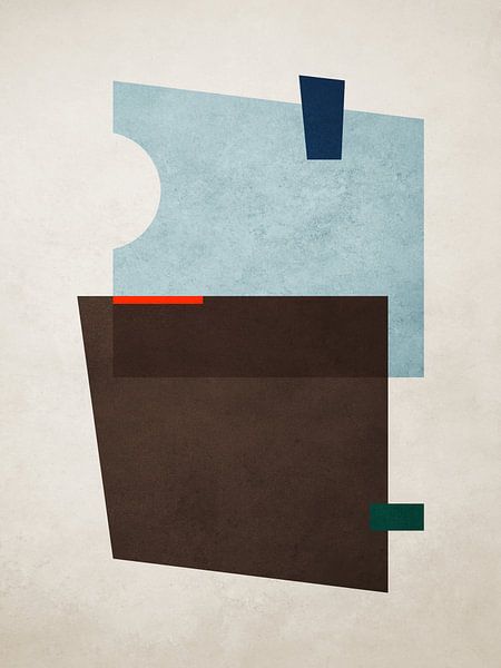 Abstrakte Geometrische Formen Nr. 11 v.2 von Adriano Oliveira