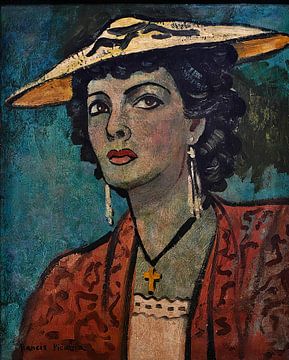 Francis Picabia - Le chapeau jaune sur Peter Balan