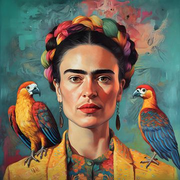 Porträt von Freitag Kahlo von Artsy