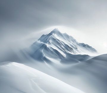 Winterwonder van de Alpen van fernlichtsicht
